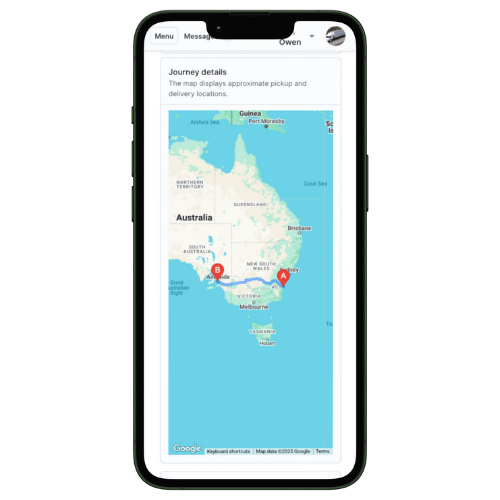 Load Logistics mobile application